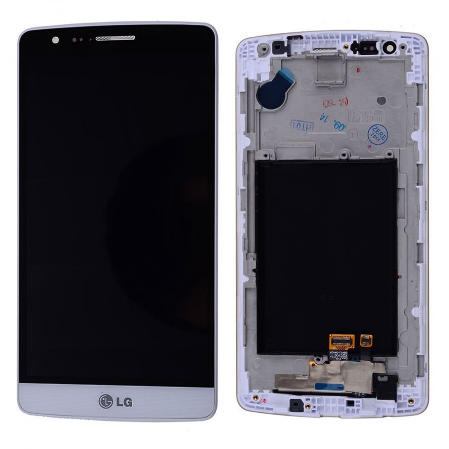 LG G3 Beat (Mini) D723 Ekran LCD Dokunmatik Çıtalı - Beyaz