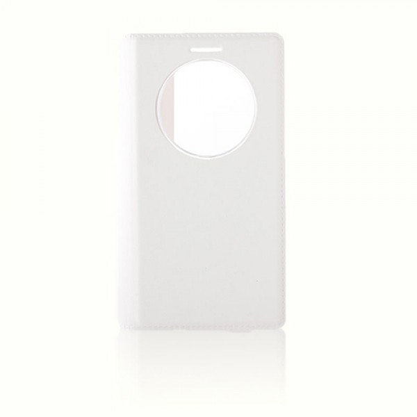 LG G3 D855 Dikişli Yan Kapaklı TPU Kılıf Beyaz…