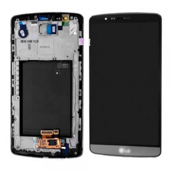 LG G3 D855 LCD Ekran Dokunmatik Çıtalı - Siyah…