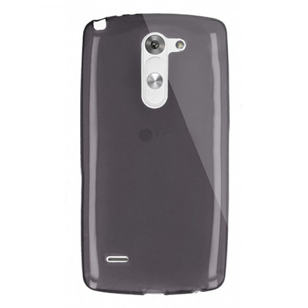 LG G3 Kılıf Soft Silikon Şeffaf-Siyah Arka Kapak…