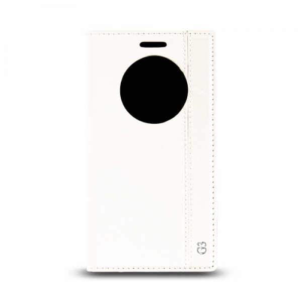 LG G3 Stylus Gizli Mıknatıslı Pencereli Magnum Kılıf Beyaz…