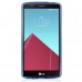 LG G4 Kılıf Soft Silikon Şeffaf-Mavi Arka Kapak