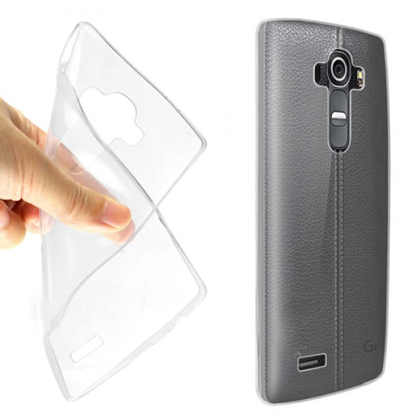 LG G4 H815 Ultra İnce Dikişli TPU Arka Slikon Kapak Şeffaf…