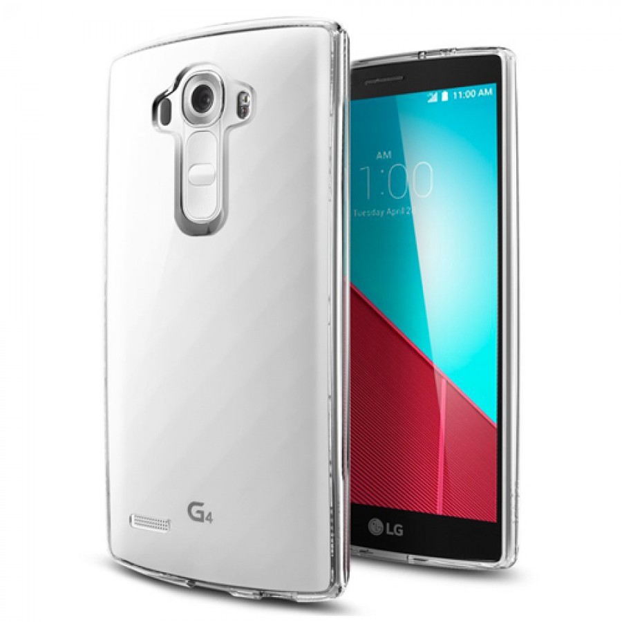 LG G4 Kılıf Soft Silikon Şeffaf Arka Kapak