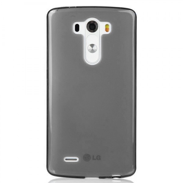 LG G4 Kılıf Soft Silikon Şeffaf-Siyah Arka Kapak…