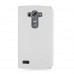 LG G4 Stylus NFC Uyku Modlu Kılıf Beyaz