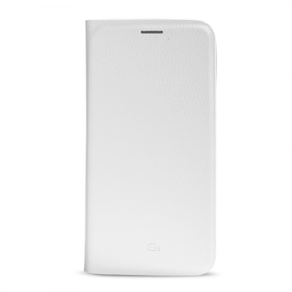 LG G5 H850 Yan Kapaklı Kartlıklı Kılıf Beyaz…
