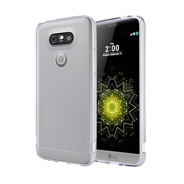 LG G5 Kılıf Soft Silikon Şeffaf Arka Kapak…