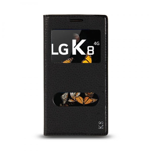 LG K8 K350 Gizli Mıknatıslı Pencereli Magnum Kılıf Siyah…