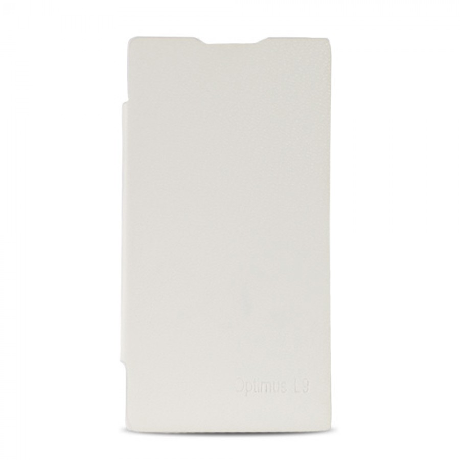 Lg P765 Optimus L9 Flip Cover Kılıf Beyaz