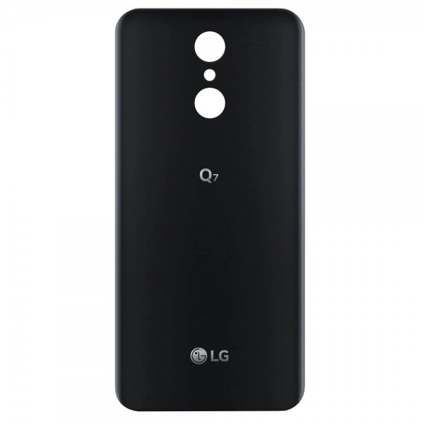 LG Q7 / Q7 Plus Arka Kapak Batarya Pil Kapağı Siyah