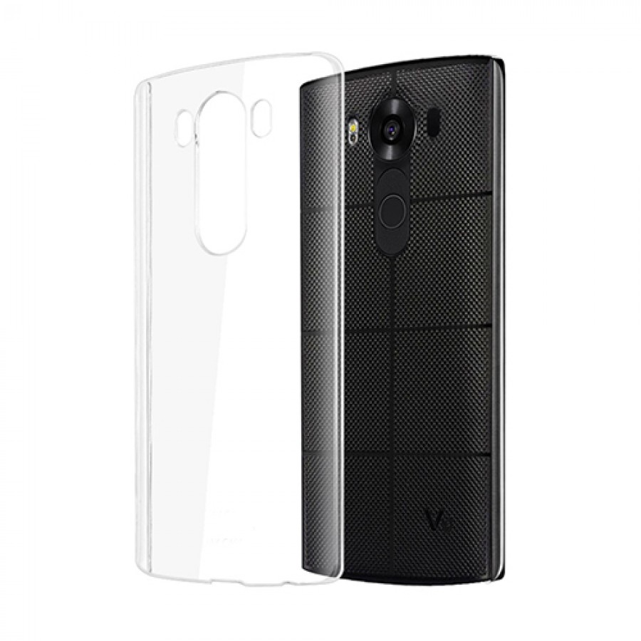 LG V10 (H960) Kılıf Soft Silikon Şeffaf Arka Kapak