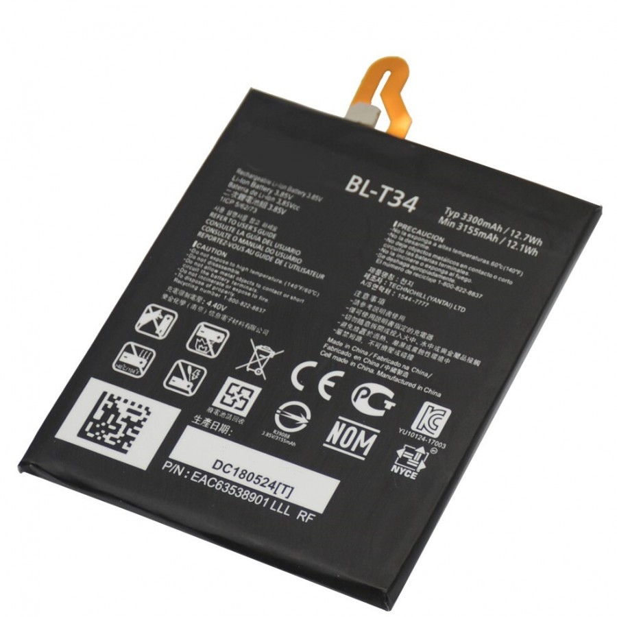 LG V30 Uyumlu Batarya 3300 mAh BL-T34