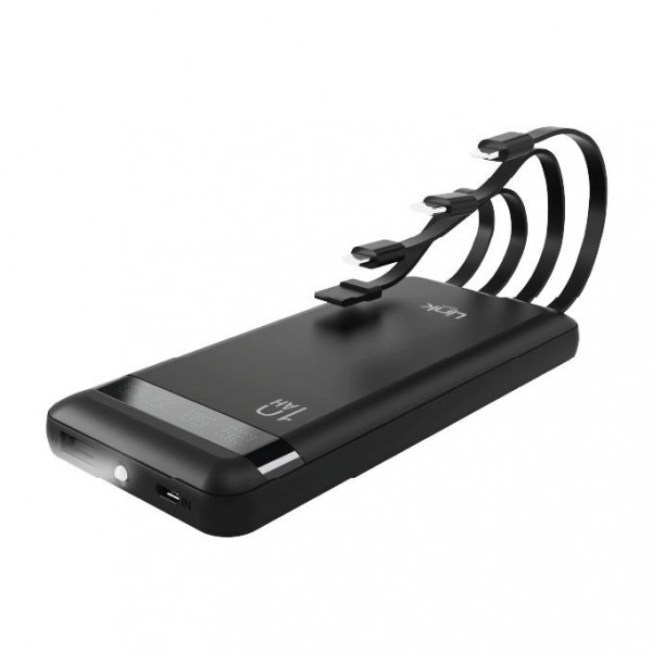LinkTech AC10 All in One 10000 mAh Powerbank Çoklu Kablolu Taşınabilir Batarya
