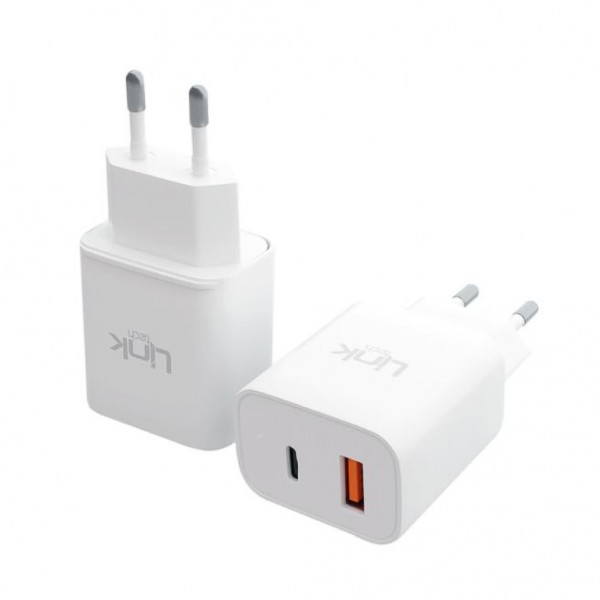 LinkTech C209 USB 3.0 + Type-C PD 20W Çıkışlı Şarj Aleti (Başlık) … LinkTech C209 USB 3.0 + Type-C PD 20W Çıkışlı Şarj Aleti (Başlık) …