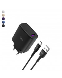 LinkTech C318 45W QC3.0 USB-A to Type-C Kablolu Şa