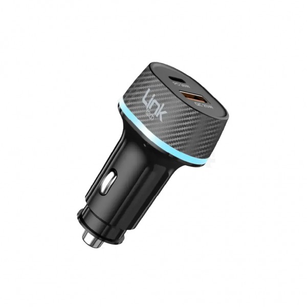 LinkTech C433 55W Dual PD30W + QC25W Araç Şarj Adaptörü…