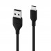 LinkTech C483e 12W 2x USB + Type-C USB Kablo Araç İçi Şarj Aleti Set Siyah