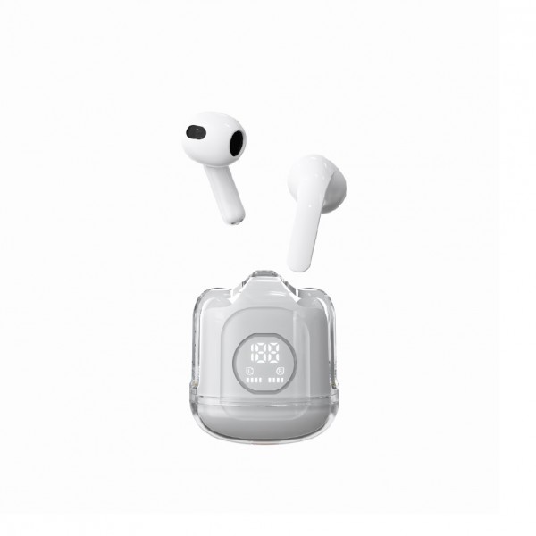 LinkTech C60 TWS Kablosuz Kulak İçi Bluetooth Kulaklık Şeffaf Tasa…