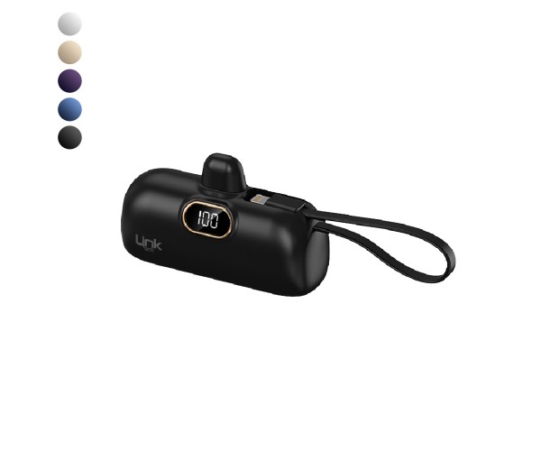 LinkTech EP52 4800 mAh Type-C Dock Stant Lightning Kablolu Mini Powerb…