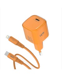 LinkTech G824 30W GaN Adaptör + 30W Lightning Kabl