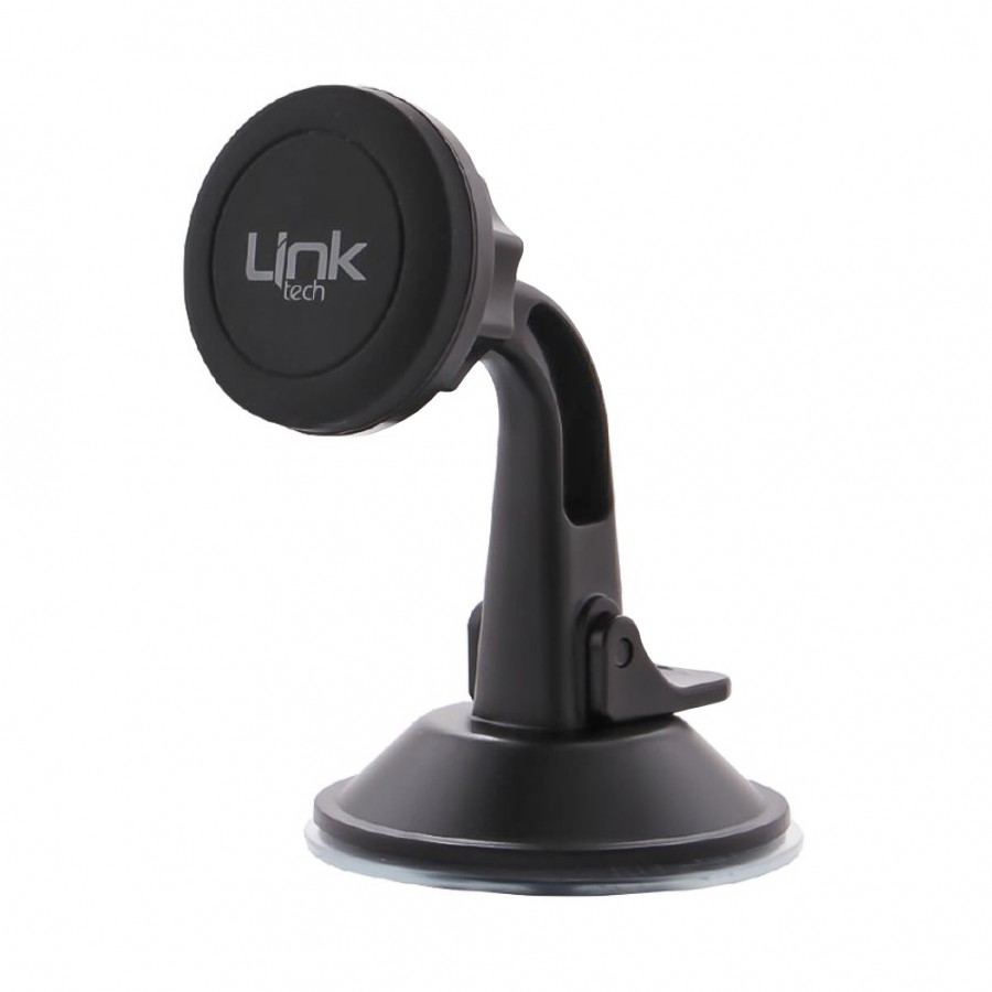 LinkTech H710 Araç İçi Telefon Tutucu Mıknatıslı Vantuzlu - Siyah