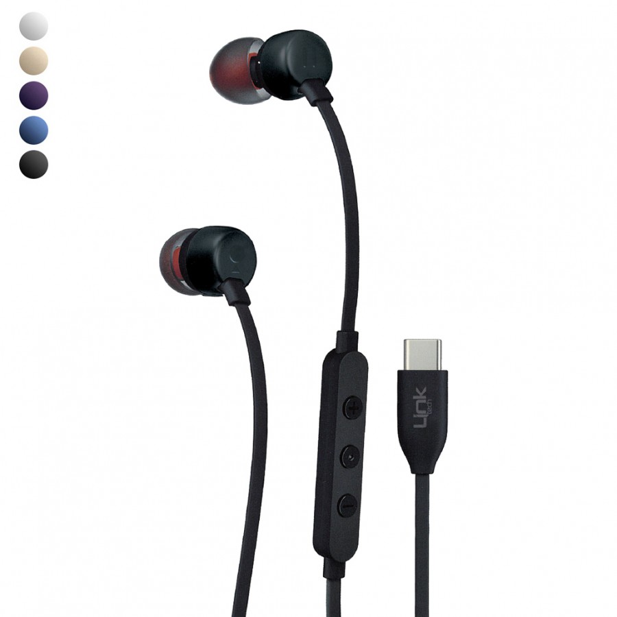 LinkTech H74 Type-C Ekstra Baslı Kulak İçi Kablolu Kulaklık