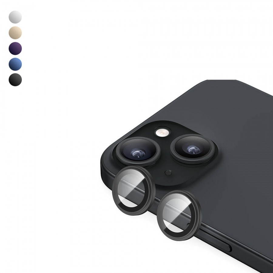 LinkTech iPhone 15 / 15 Plus Crystal Seri Safir Kamera Lens