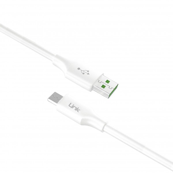 LinkTech K600 Premium Micro USB Data/Şarj Kablosu 2.4A 1mt…