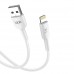 Linktech K601 Safe USB - iPh Lightning 3A Data ve Şarj Kablosu 1mt Beyaz