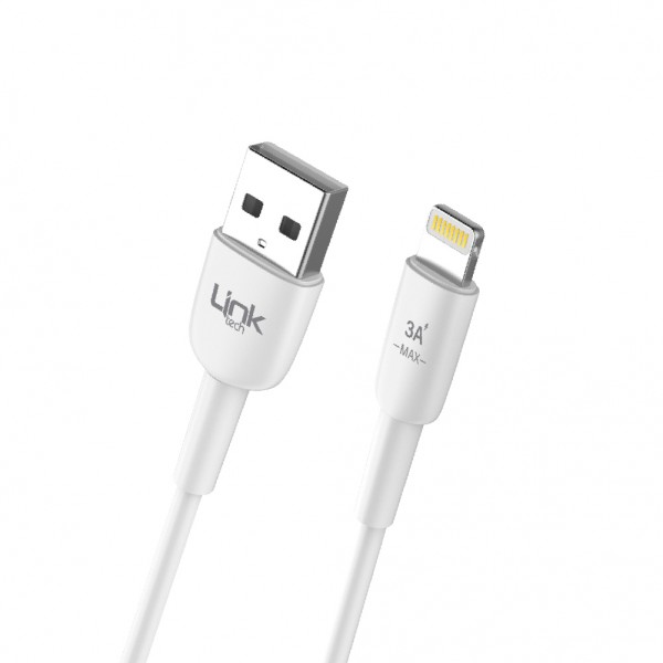 Linktech K601 Safe USB - iPh Lightning 3A Data ve Şarj Kablosu 1mt Be…