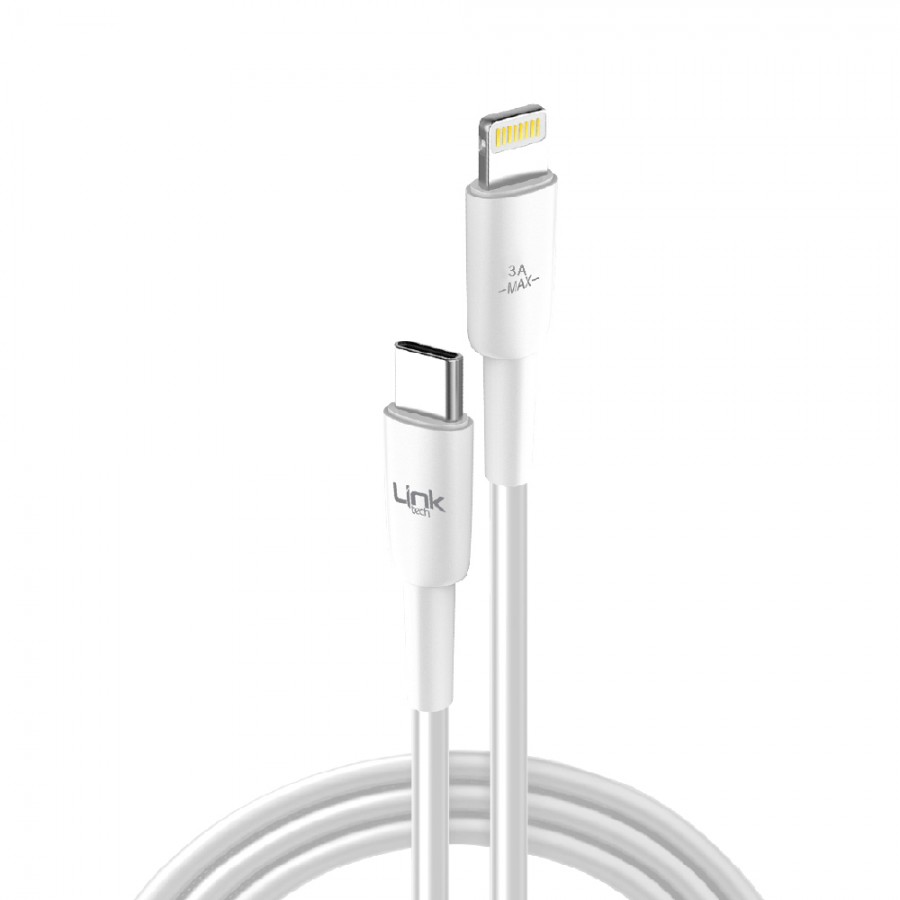 LinkTech K608 Type-C to iPh Lightning 30W 2mt Şarj Kablosu Beyaz