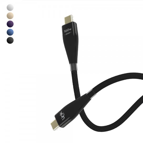LinkTech K690 100W Type-C to Type-C Hızlı Örgü Data ve Şarj Kablosu…