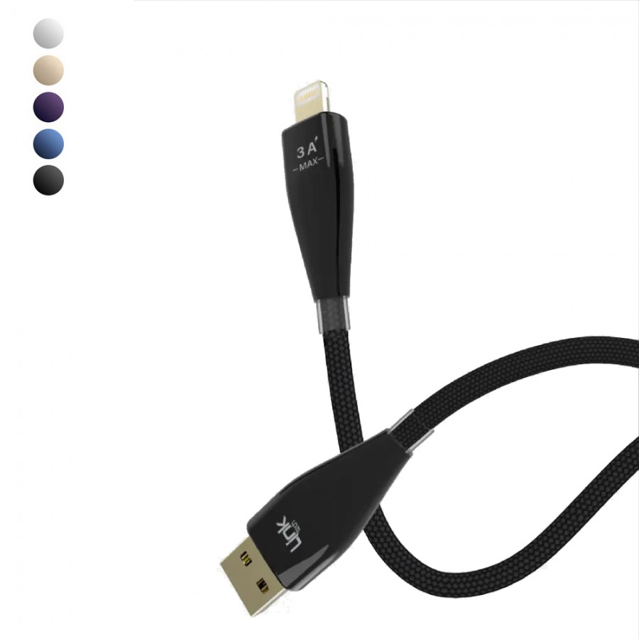 LinkTech K692 USB-A to Lightning 3A Hızlı Örgü Data ve Şarj Kablosu
