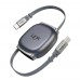 LinkTech KN01 240W Type-C to Type-C Makaralı Data ve Şarj Kablosu