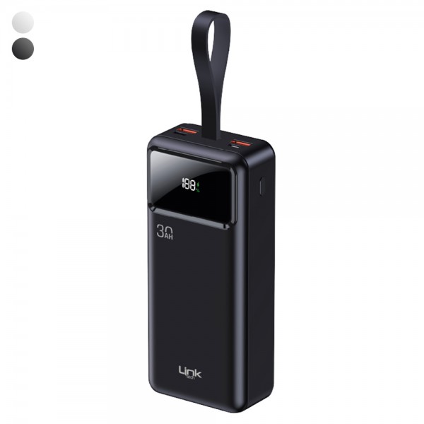 LinkTech LD30 30000 mAh Led Ekranlı 2x USB Powerbank…