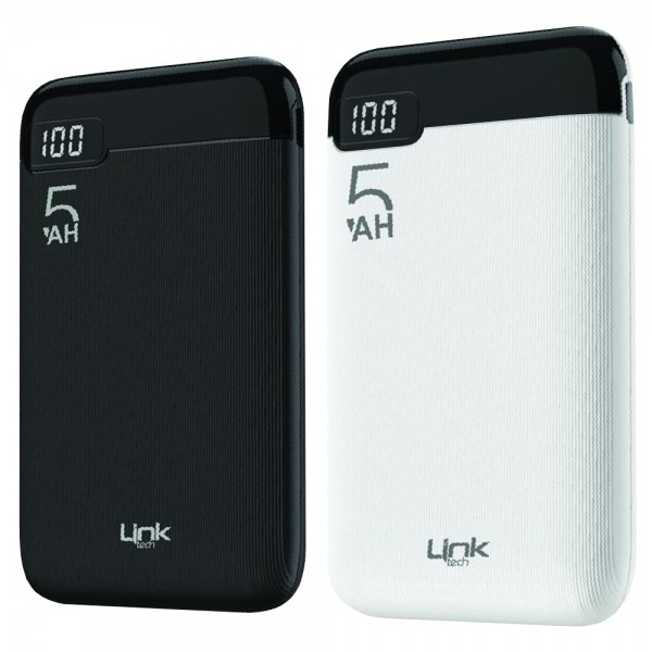 LinkTech LT5 Strong 5000 mAh Powerbank Ekranlı Type-C + Micro…