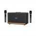 LinkTech M408 Premium Retro 2x Mikrofonlu 100W Bluetooth Hoparlör