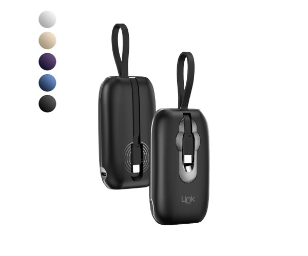 LinkTech MP09 9600 mAh Type-C / Lightning Kablolu 22.5W Powerbank PD3.…