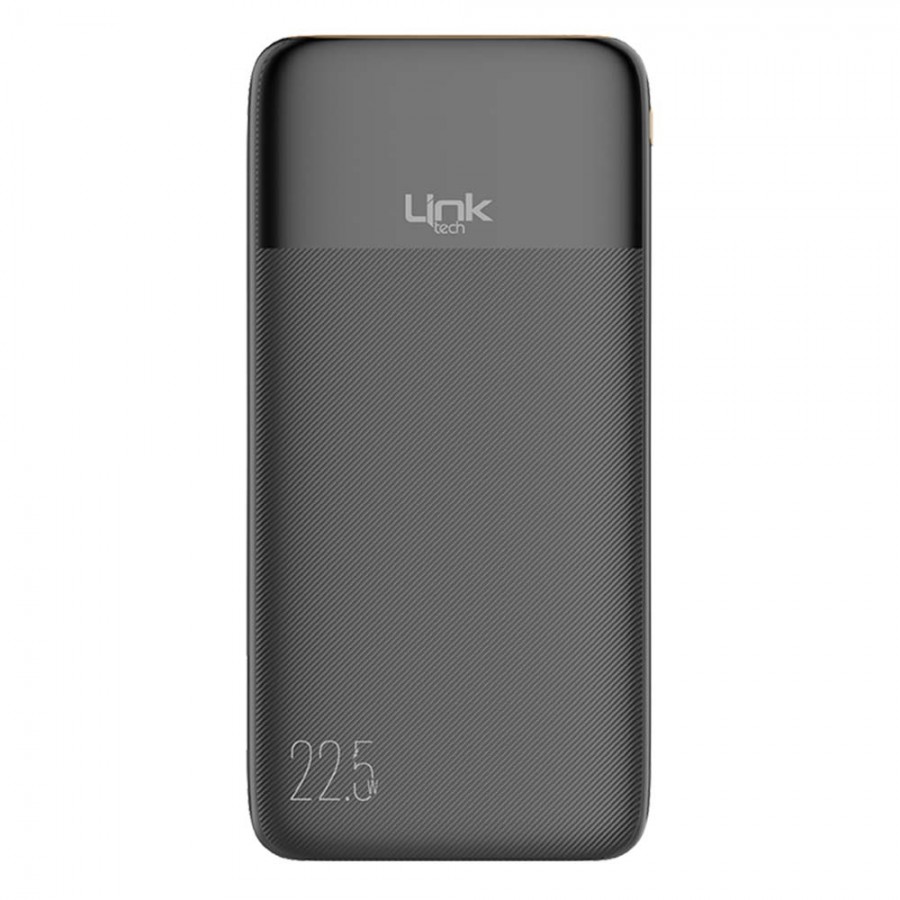 LinkTech PD12 Premium 10000 mAh PD 22.5W Süper Hızlı Powerbank Siyah