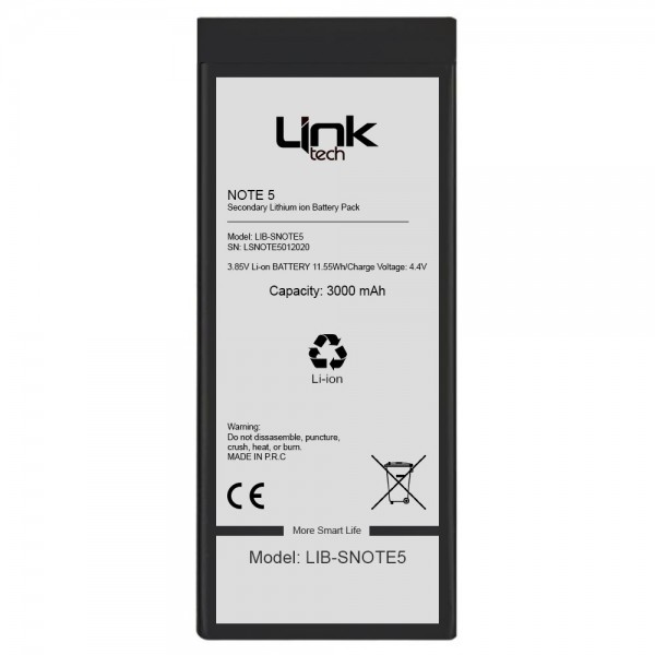 LinkTech Samsung Galaxy Note 5 Premium Batarya 3000 mAh LIB-NOTE5