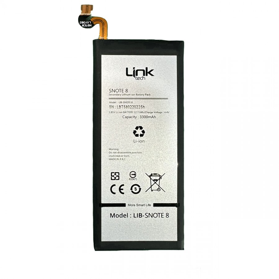 LinkTech Samsung Galaxy Note 8 Premium Batarya BN950 3300 mAh