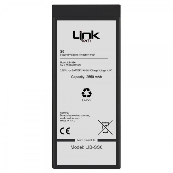 LinkTech Samsung Galaxy S6 Premium Batarya 2550 mAh LIB-SS6