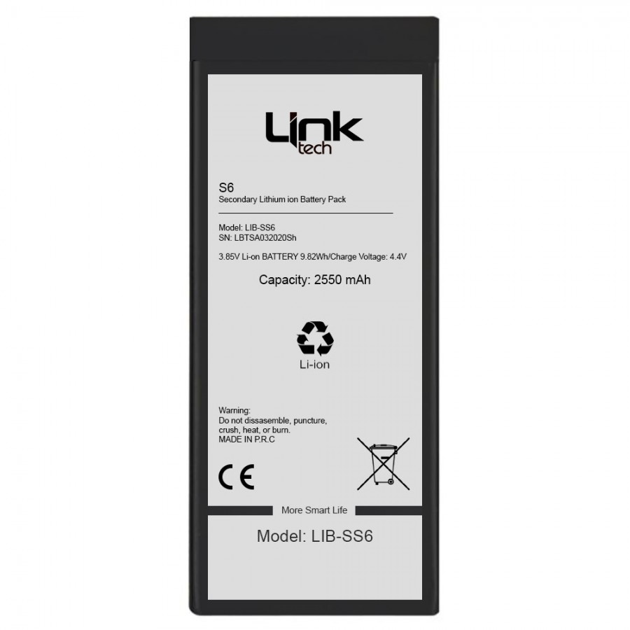 LinkTech Samsung Galaxy S6 Premium Batarya 2550 mAh LIB-SS6