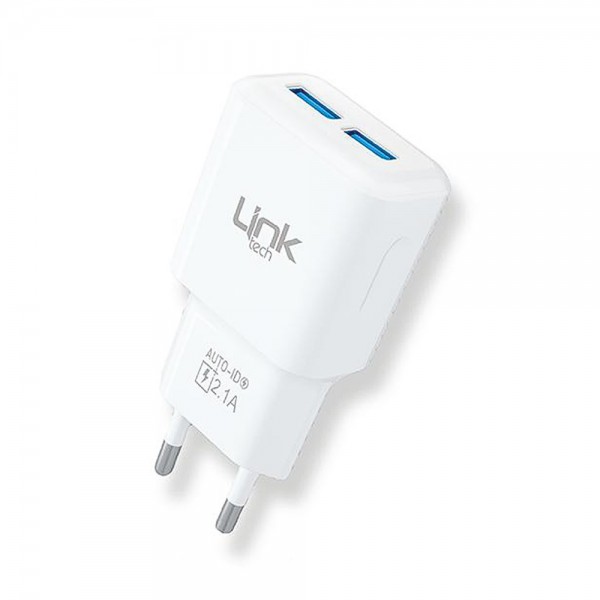 LinkTech T445 Auto-ID Özellikli 2x USB 2.1A Şarj Adaptörü…