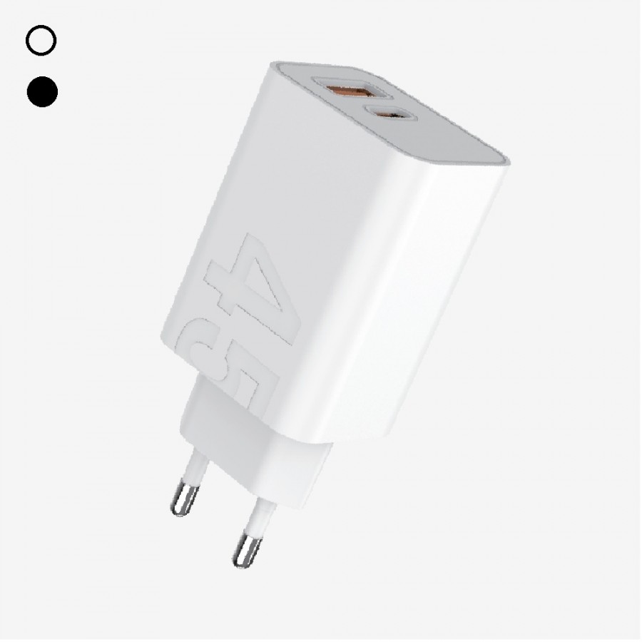 LinkTech T462e Eco 45W PD3.0 QC4.0 Dual Şarj Adaptörü