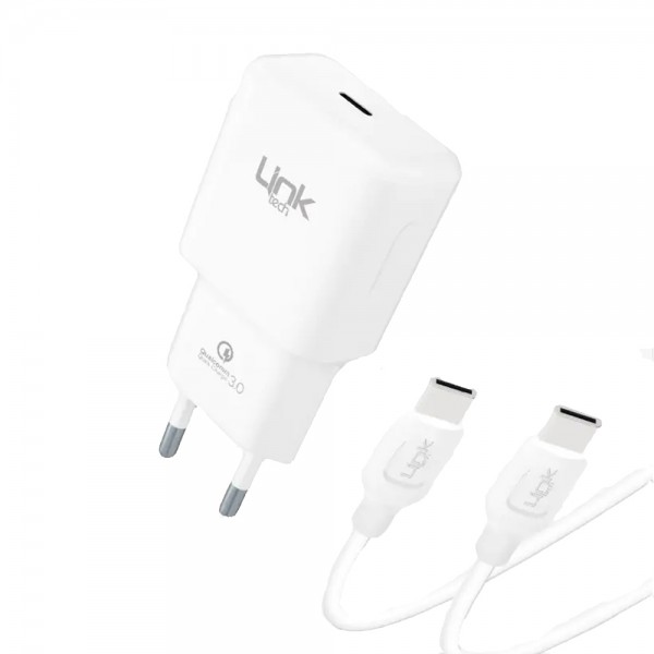 LinkTech T465e Eco 20W PD3.0 QC3.0 Type-C to Type-C Şarj Aleti Set&hellip;