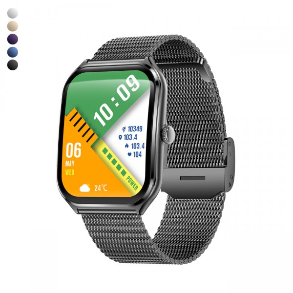 Logia Ultra Thin Edge 48mm Çelik Kasa Metal Kordon Akıllı Saat…