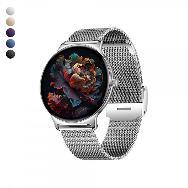 Logia Ultra Thin Femme 48mm Çelik Kasa Metal Kordon Akıllı Saat…