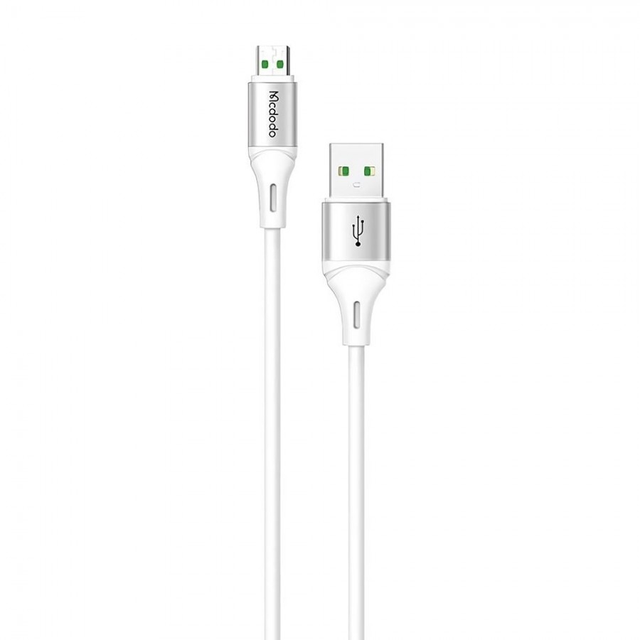 Mcdodo CA-1851 Micro USB 4A Hızlı Data ve Şarj Kablosu 1.2m - Beyaz